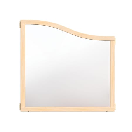Jonti-Craft KYDZ Suite Cascade Panel, E To A-height, 36 in. Wide, Mirror 1521JCAMR